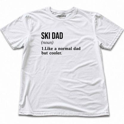 Ski Dad Definition T-shirt - White
