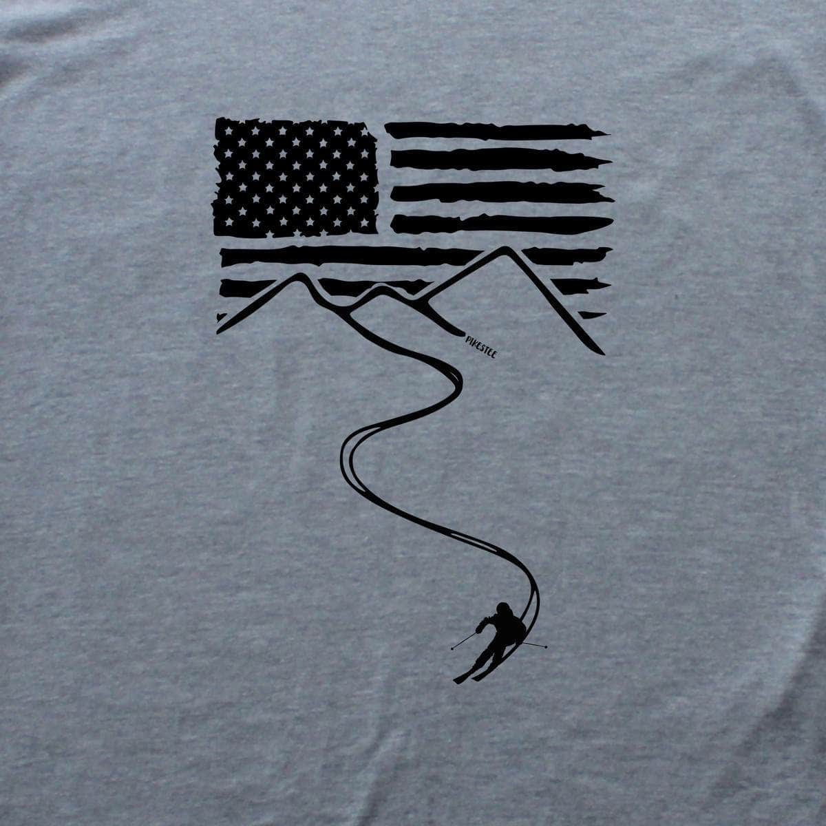 Ski Path Usa T-shirt - Sport Grey - hero