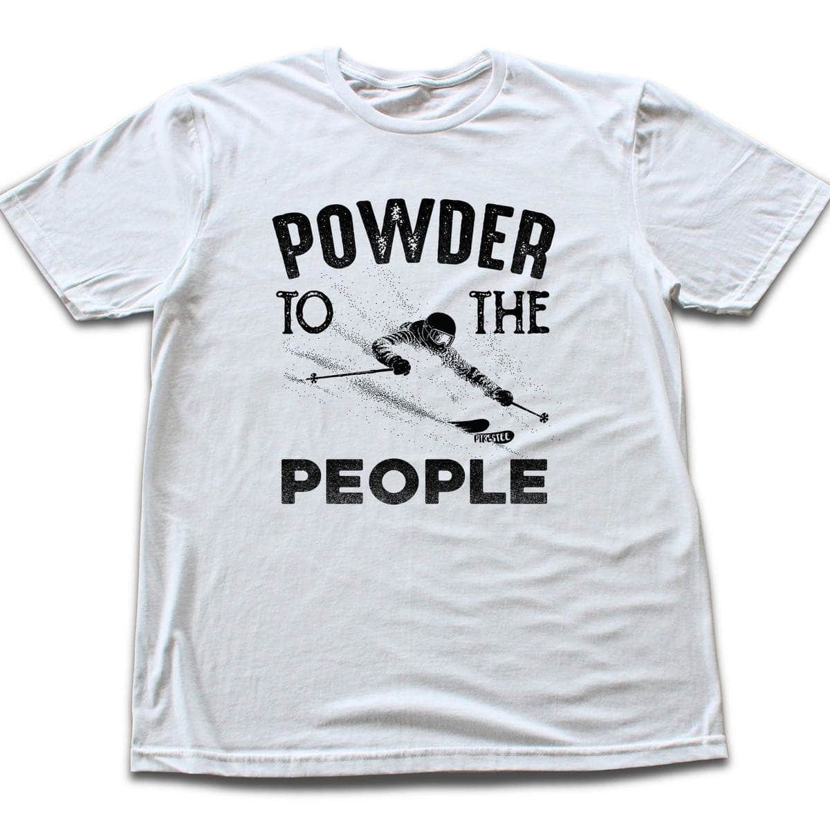 Powder To People T-shirt - White