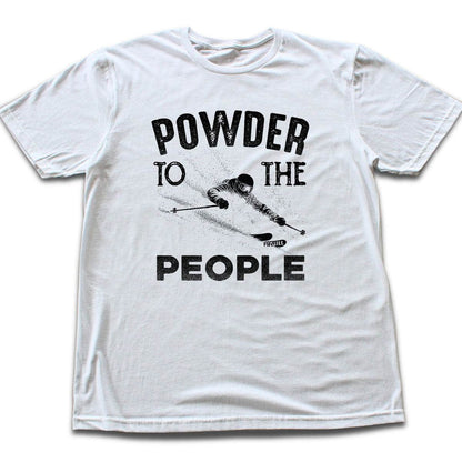 Powder To People T-shirt - White