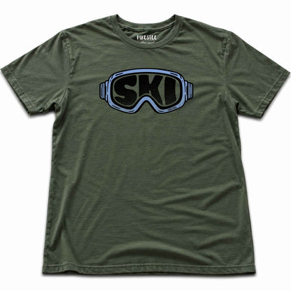 Ski Mask T-shirt - Military Green