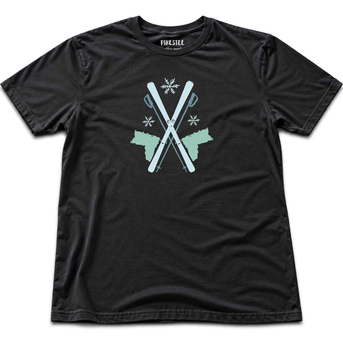 Skis and Boots T-shirt - Black