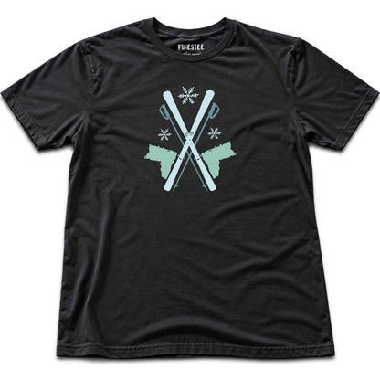 Skis and Boots T-shirt - Black
