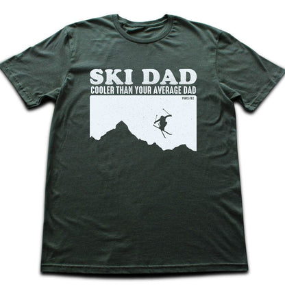 Cooler Than Your Average Dad T-shirt - Military Green