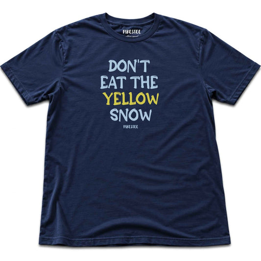Don't Eat The Yellow Snow T-shirt - Navy