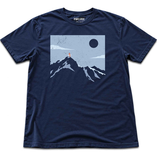 Go On Top Snowboard T-shirt - Navy