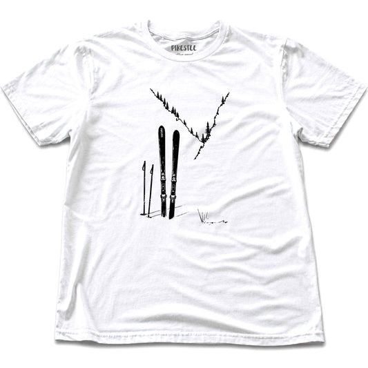 Minimalist Ski View T-shirt - White