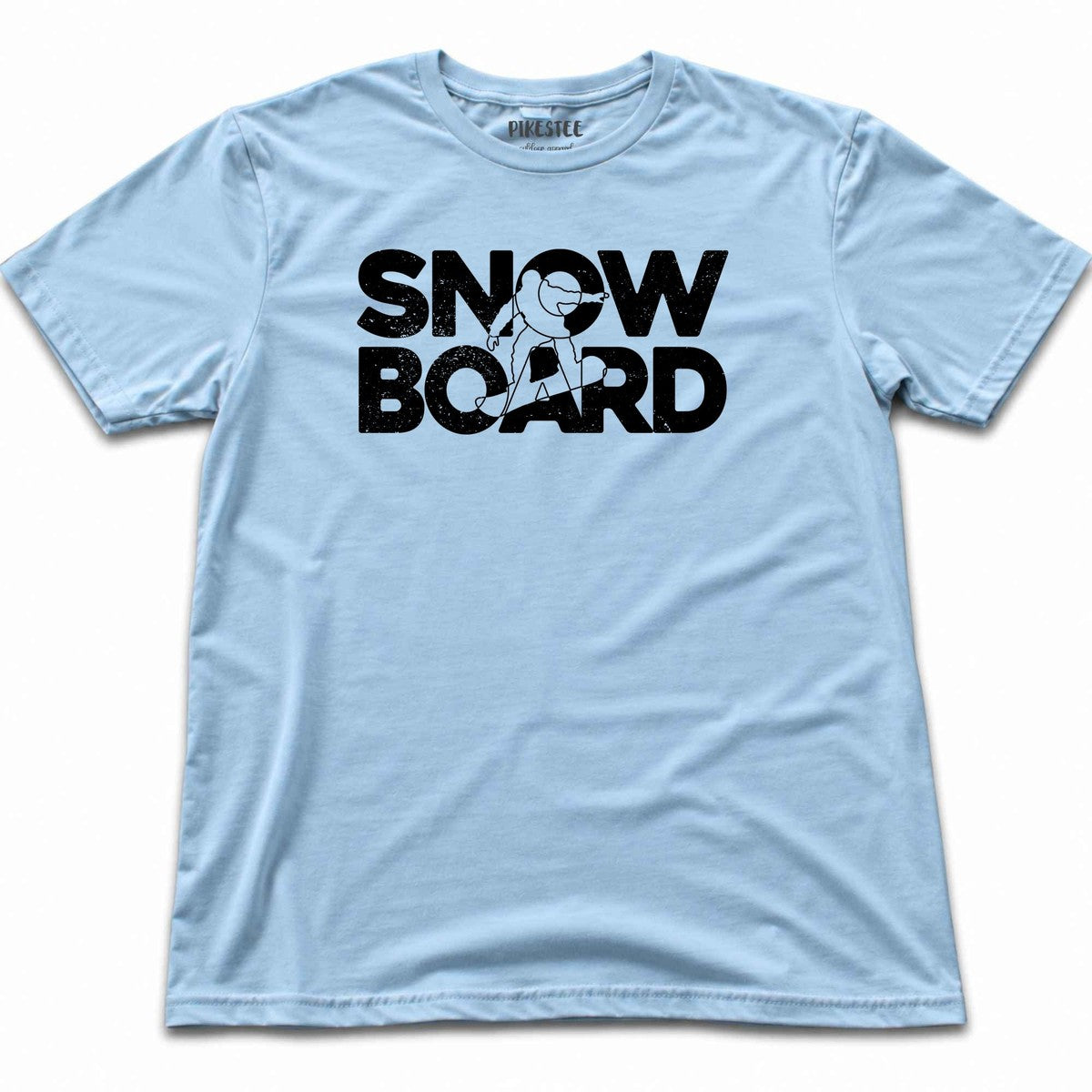 SnowBoard T-shirt - Light Blue