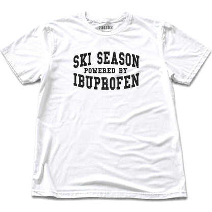Ski Season Ibuprofen T-shirt - White