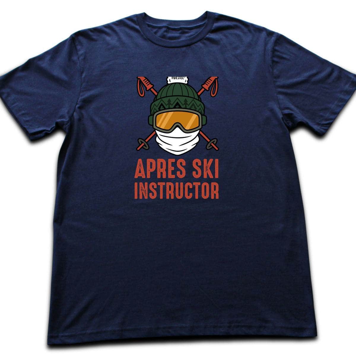 Apres Ski Instructor Man T-shirt - Navy