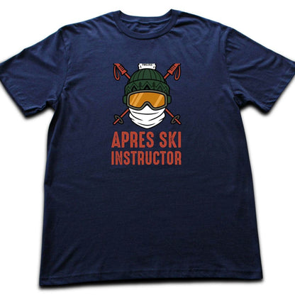 Apres Ski Instructor Man T-shirt - Navy