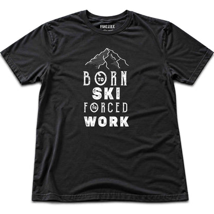 Born To Ski T-shirt - Black