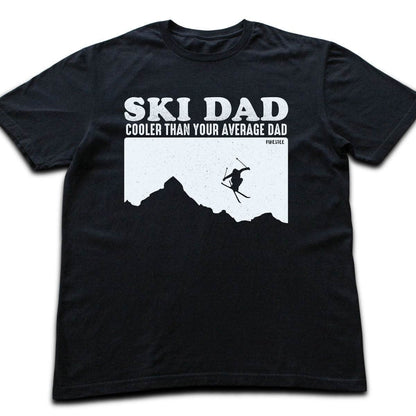Cooler Than Your Average Dad T-shirt - Black