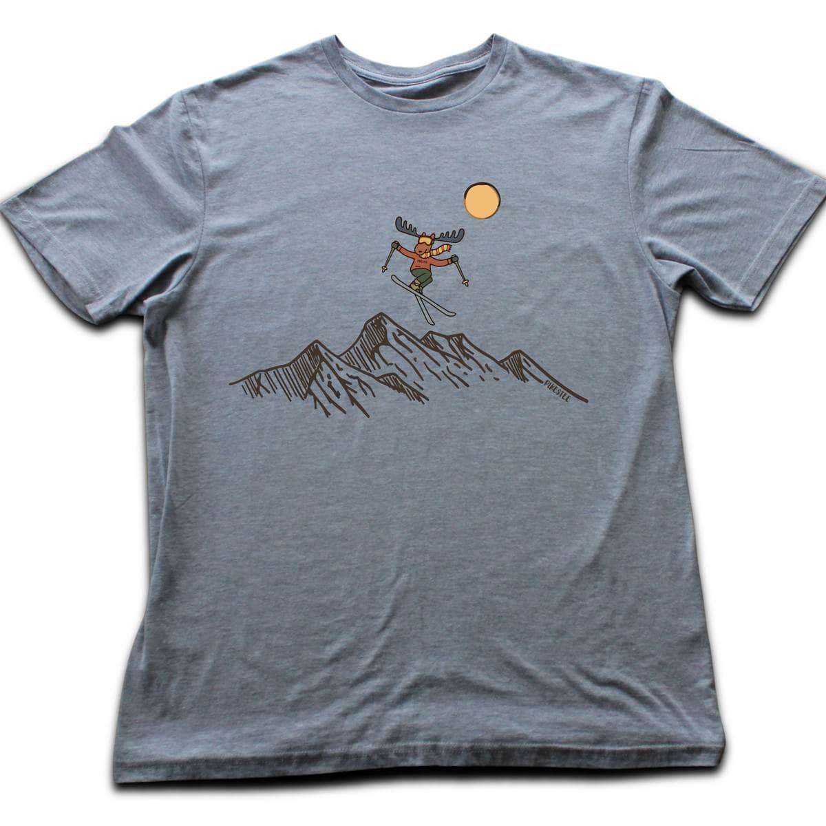 Mountain Moose T-shirt - Sport Grey