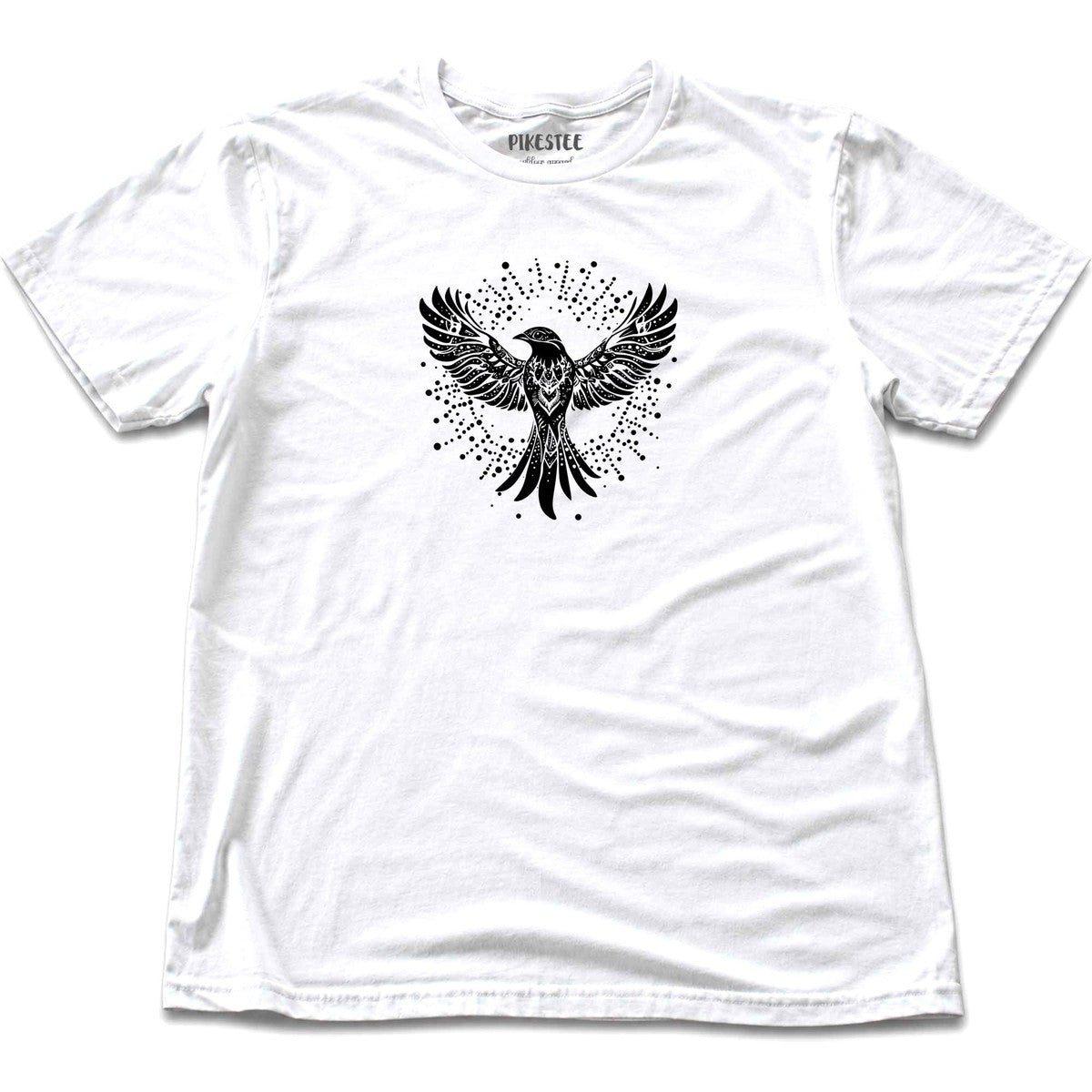Bird Mandala T-shirt - White