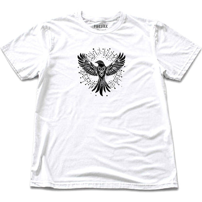 Bird Mandala T-shirt - White