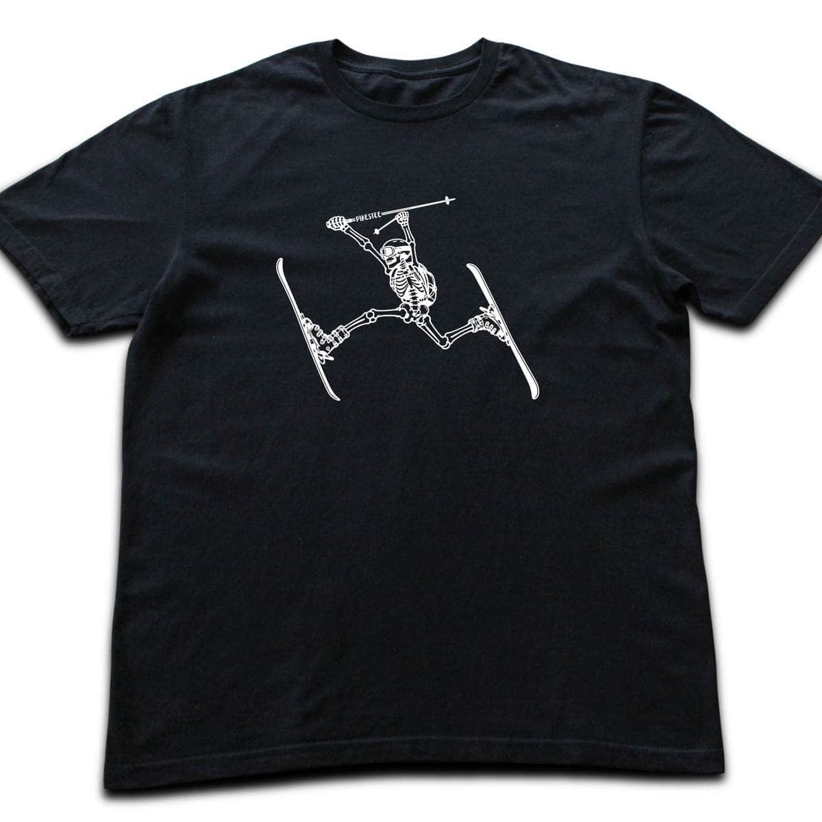 Skeleton Ski T-shirt - Black