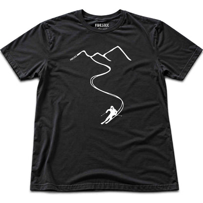 Ski Path T-shirt - Black