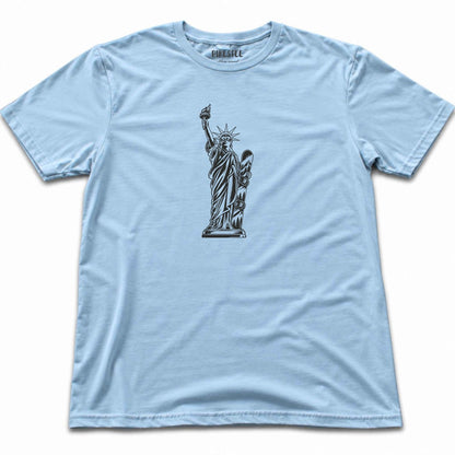 Liberty Snowboard T-shirt - Light Blue