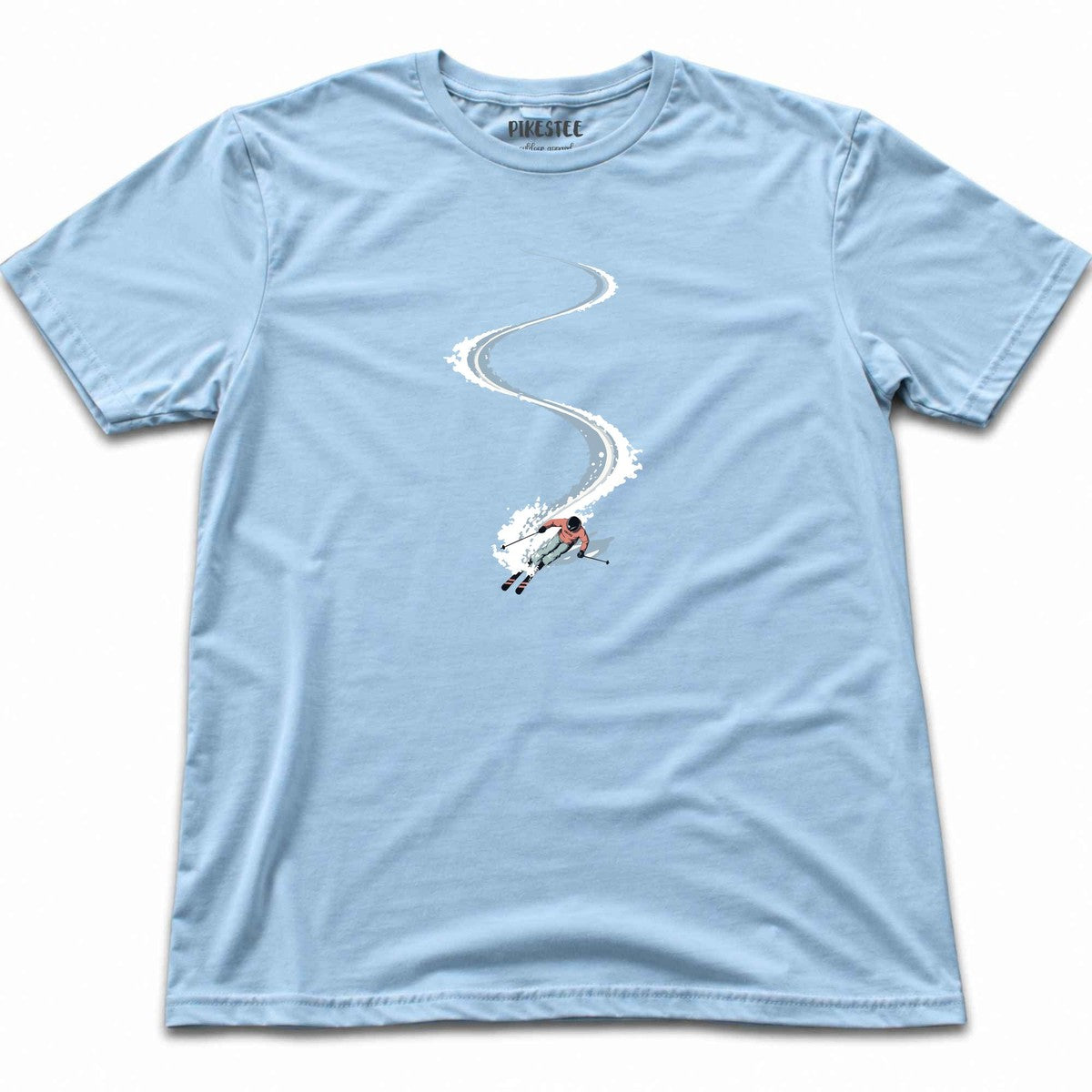 Snow Slalom T-shirt - Light Blue