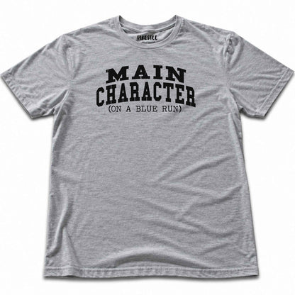Main Character Typo T-shirt - Sport Grey