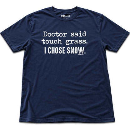 Doctor Said Snow T-shirt - Navy