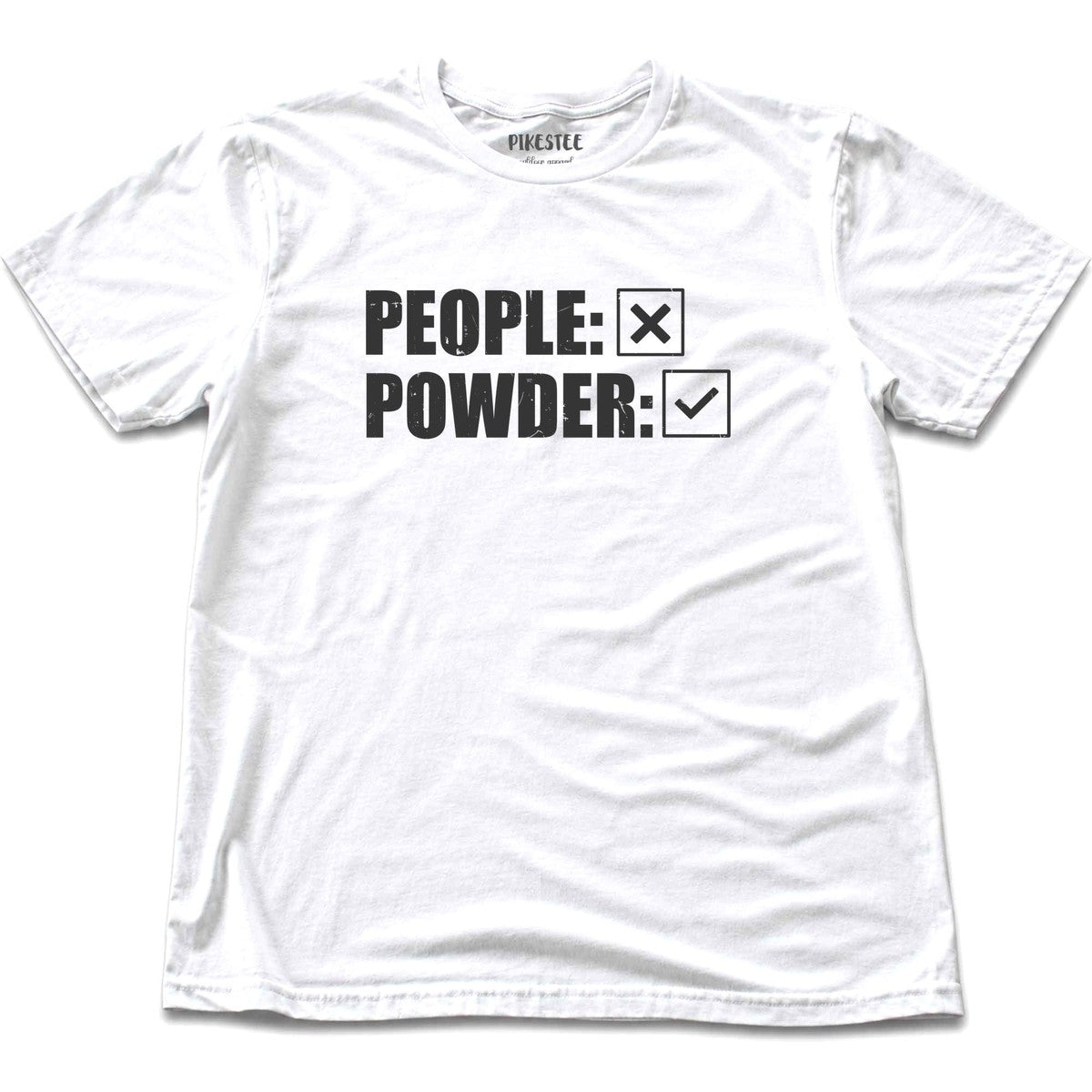 People Or Powder T-shirt - White