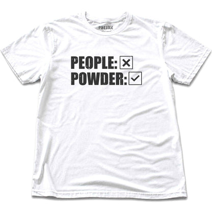 People Or Powder T-shirt - White