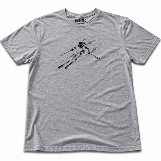 Skier Flow Descent T-shirt - Sport Grey