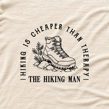 The Hiking Man T-shirt - Natural - hero