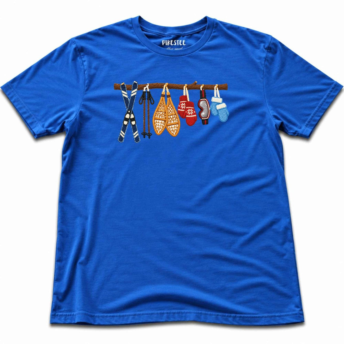 Ski Stuff Rack T-shirt - Royal