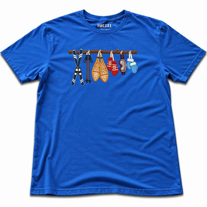 Ski Stuff Rack T-shirt - Royal