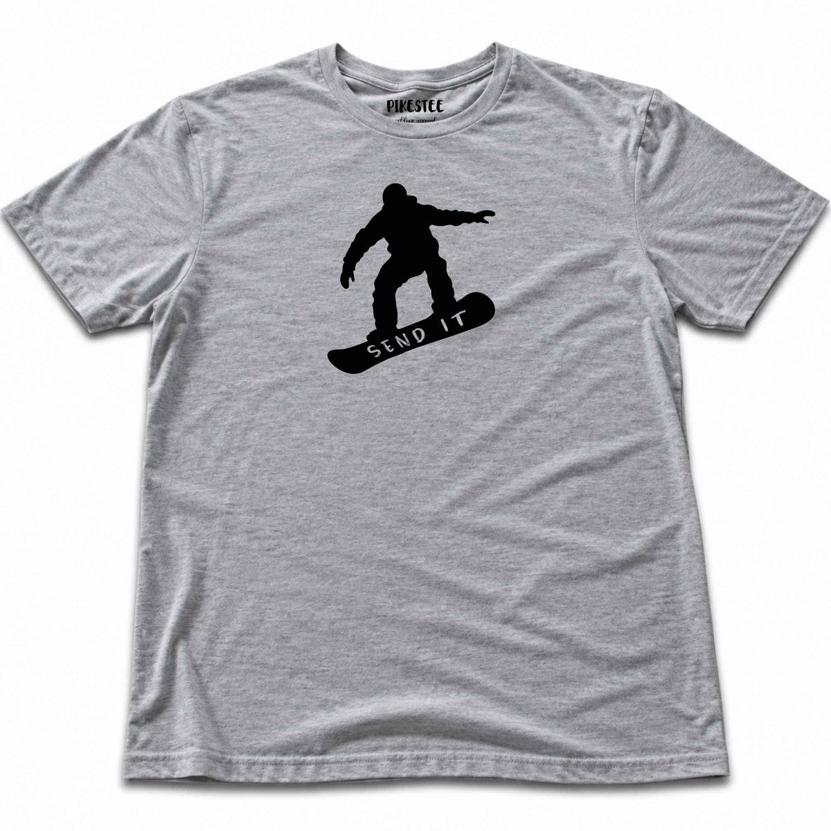 Send it SnowBoard T-shirt - Sport Grey