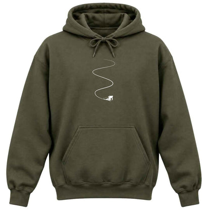 Ski Slalom Hoodie - Military Green