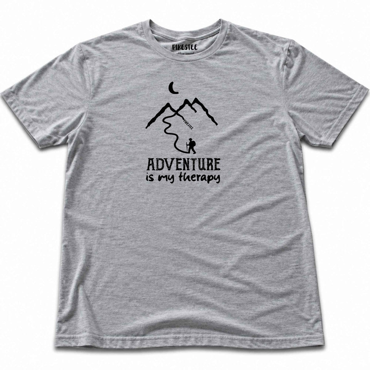 Adventure Is My Therapy T-shirt - Sport Grey