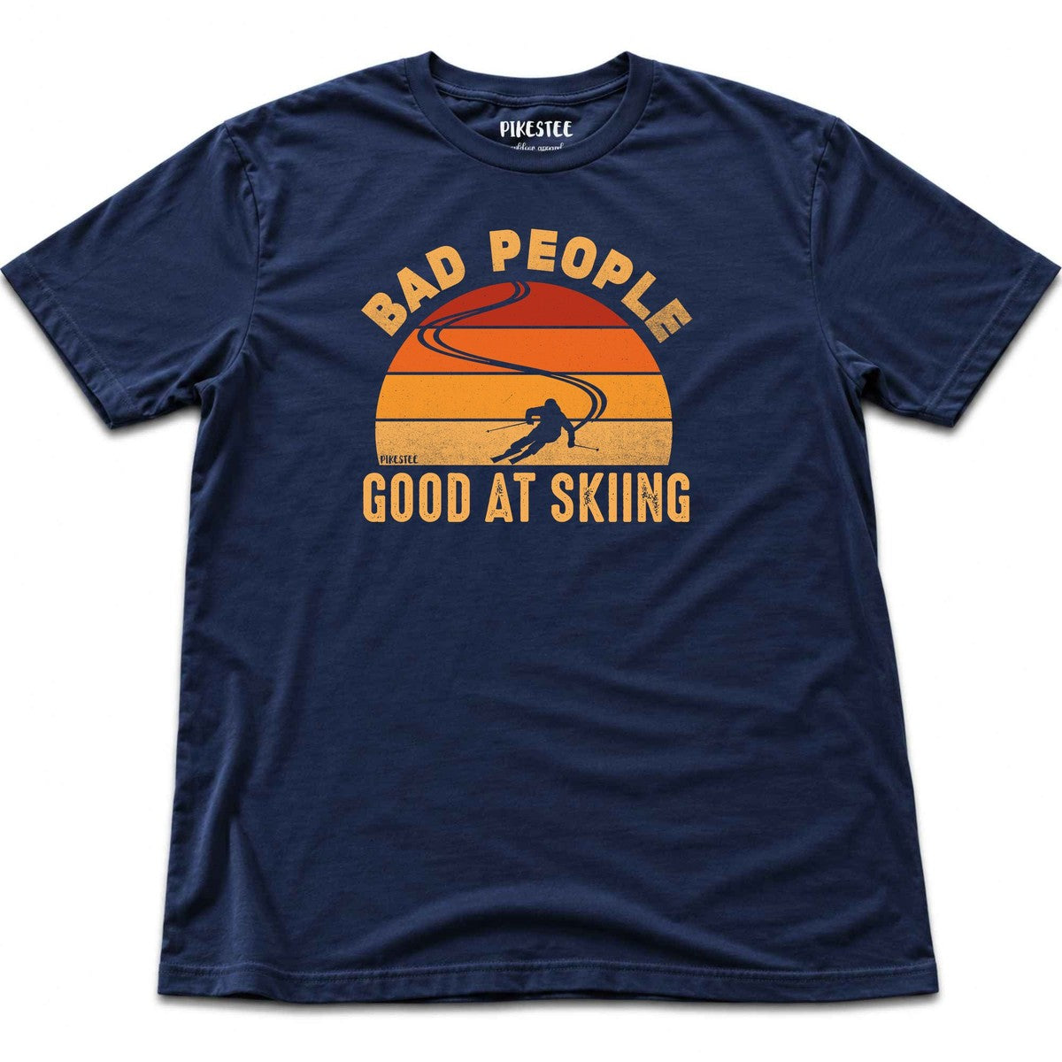 Bad People Ski T-shirt - Navy