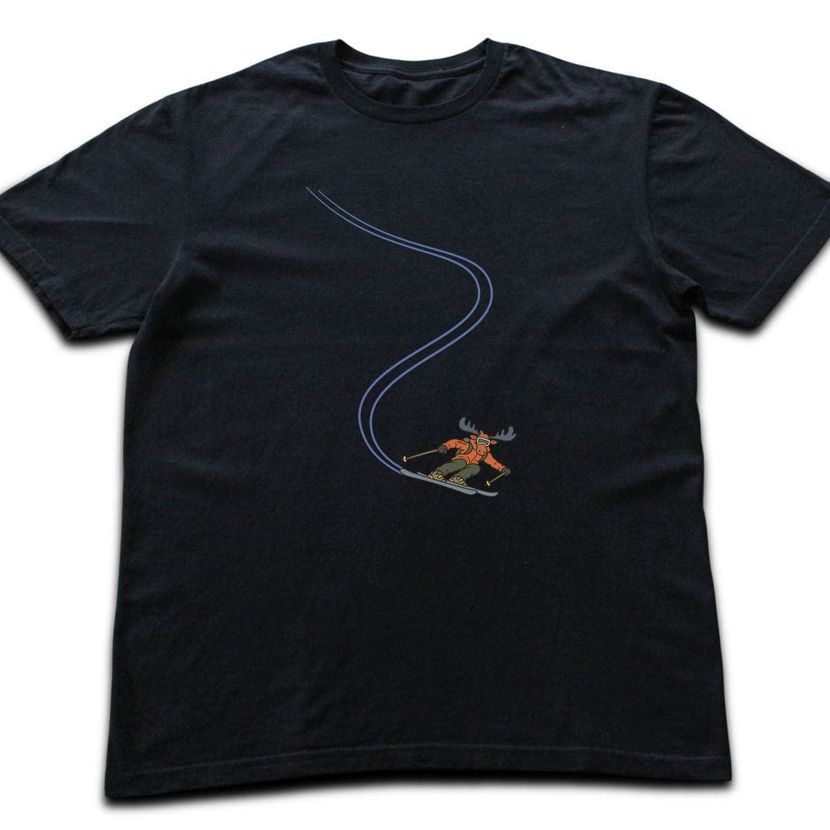 Moose Ski Turn T-shirt - Black