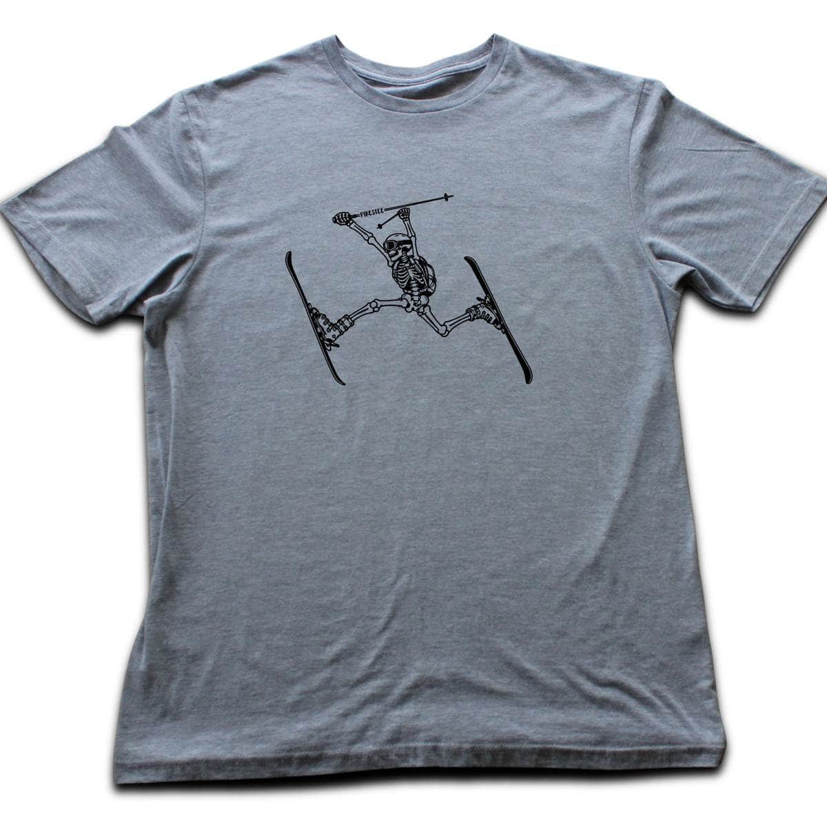 Skeleton Ski T-shirt - Sport Grey