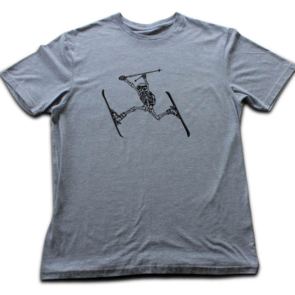 Skeleton Ski T-shirt - Sport Grey