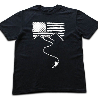 Ski Path Usa T-shirt - Black