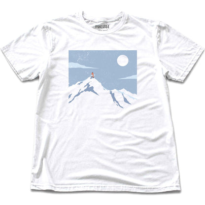 Go On Top Snowboard T-shirt - White