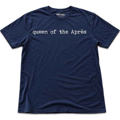 Queen Of The Apres T-shirt - Navy