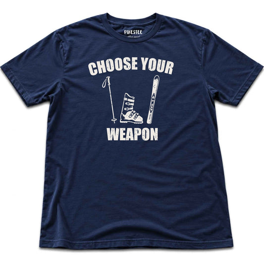Choose Your Weapon T-shirt - Navy
