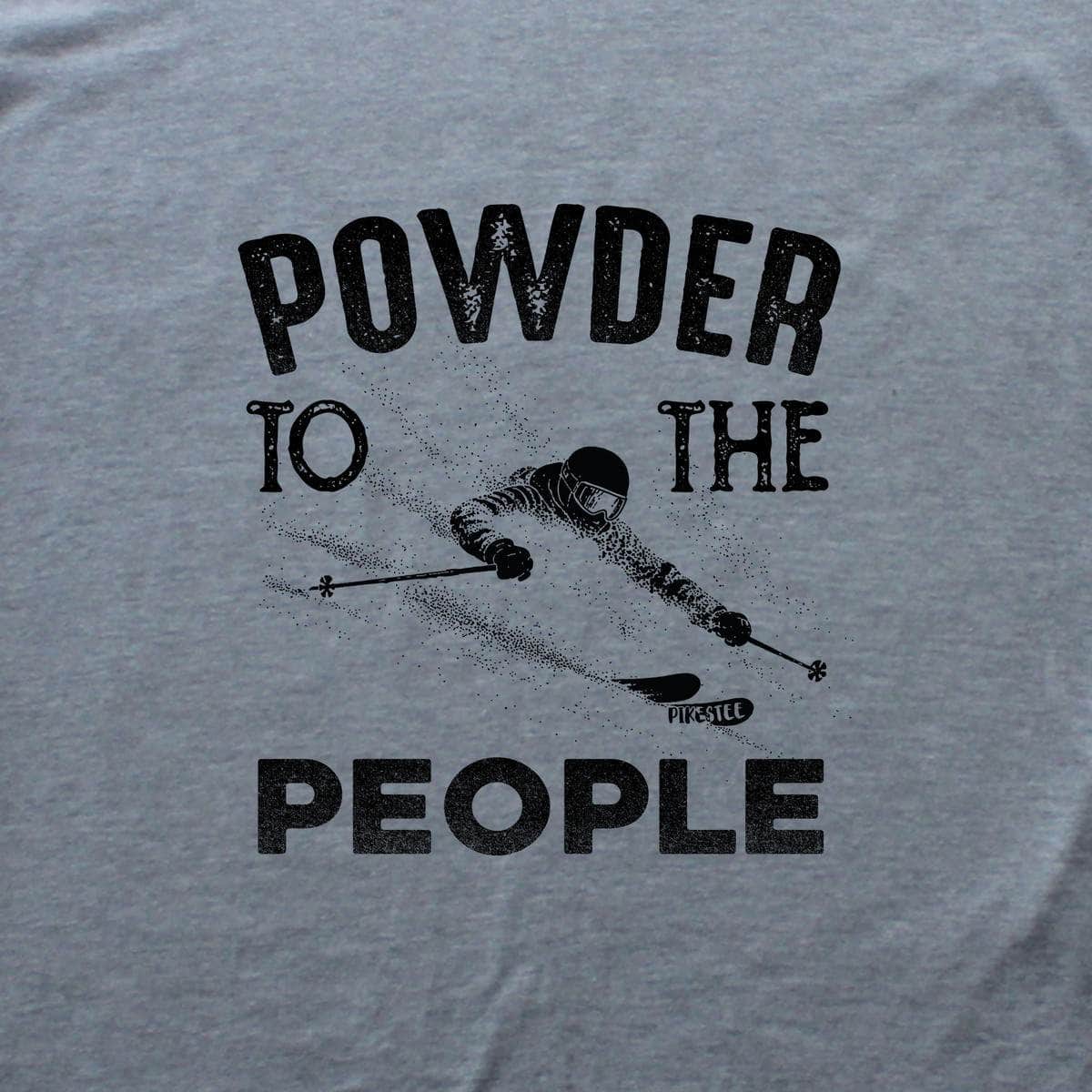 Powder To People T-shirt - Sport Grey - hero