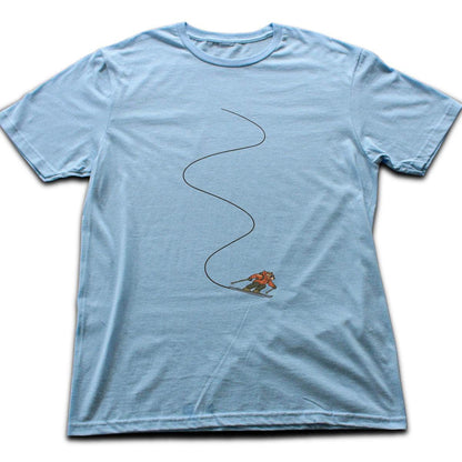 Bear Slalom T-shirt - Light Blue