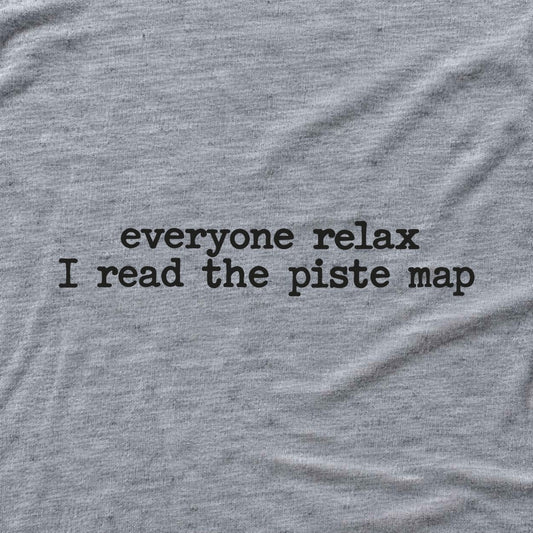 Everyone Relax Piste T-shirt - Sport Grey - hero