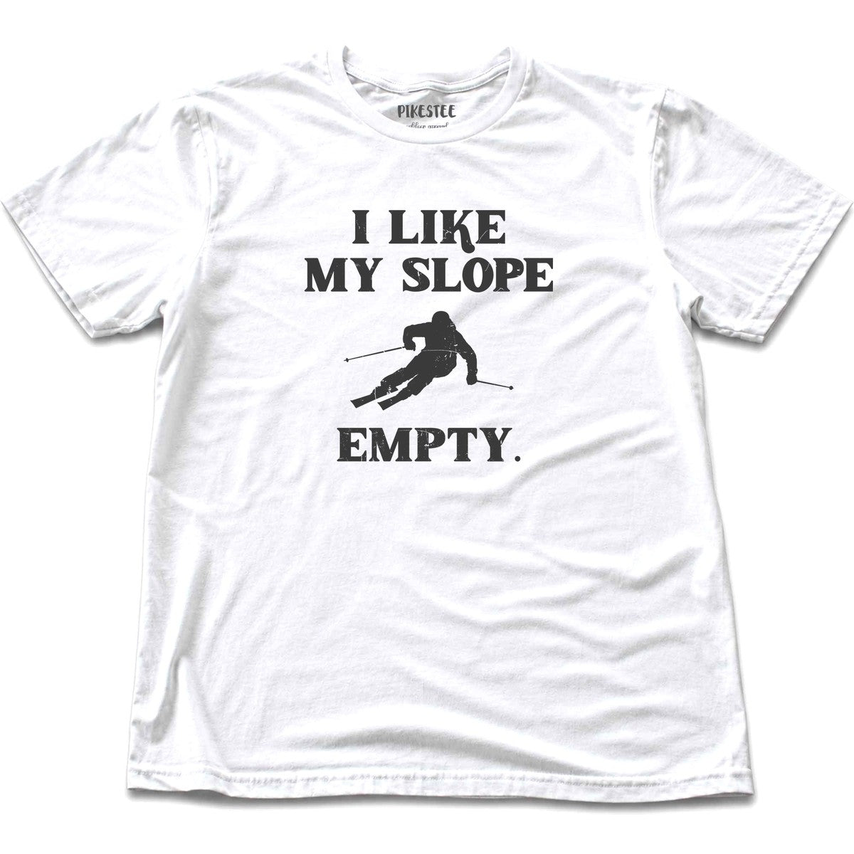 I Like Slope Empty T-shirt - White