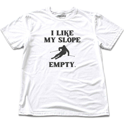 I Like Slope Empty T-shirt - White