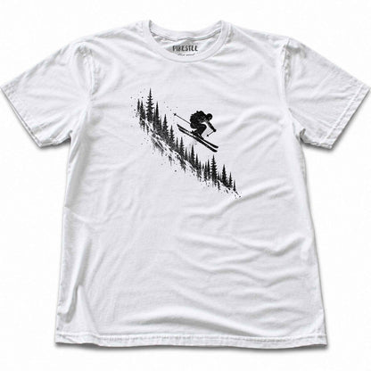 Ski Jump Ink T-shirt - White