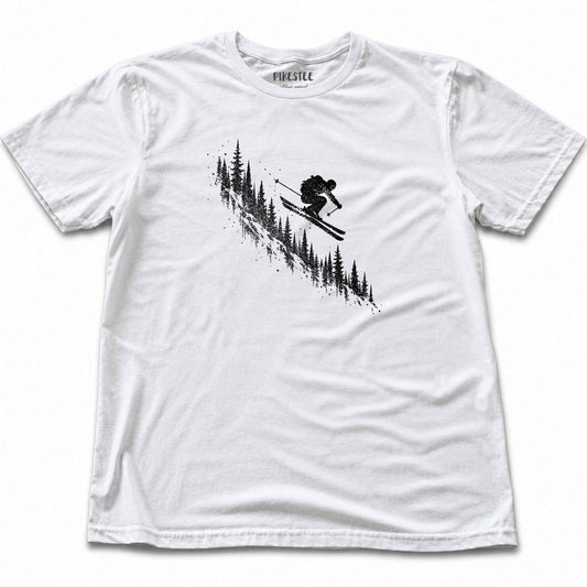 Ski Jump Ink T-shirt - White